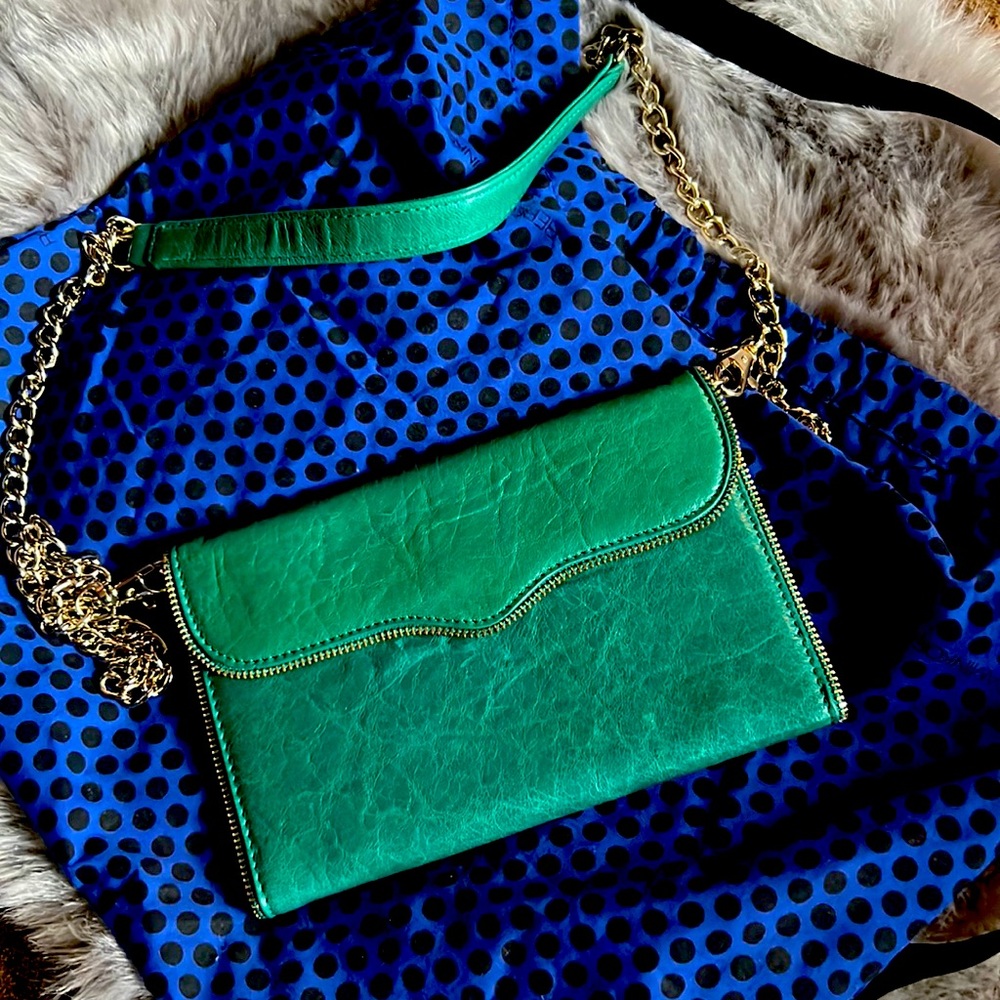 💥Rebecca minkoff leather MAB WOC💥